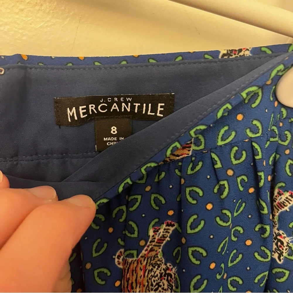 Jcrew mercantile tiger print skirt - Picture 2 of 6